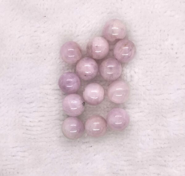 Perles naturelles kunzite