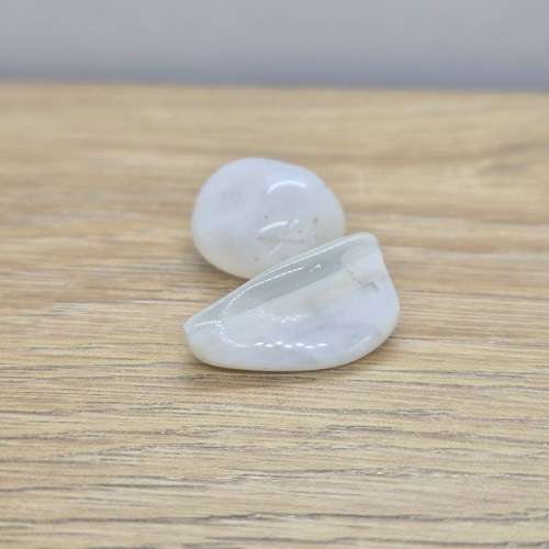 Opale blanche pierre blanche brillante Opale blanche pierre blanche brillante pierre anti stress