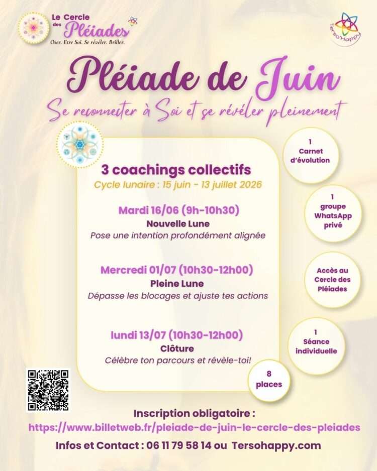 Programme de la pléiade de juin - Les Pléiades - tersohappy.com